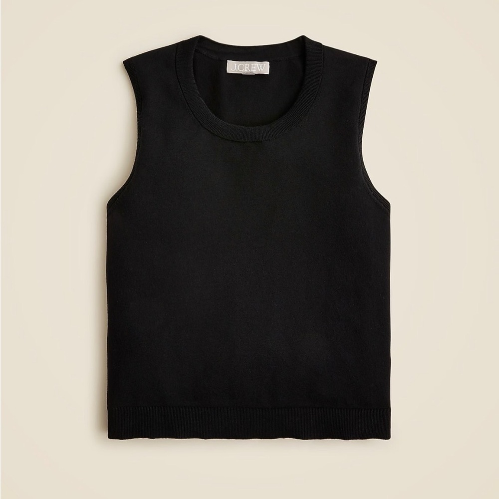 J.Crew Sweater shell in premium ultra-fine cotton blend